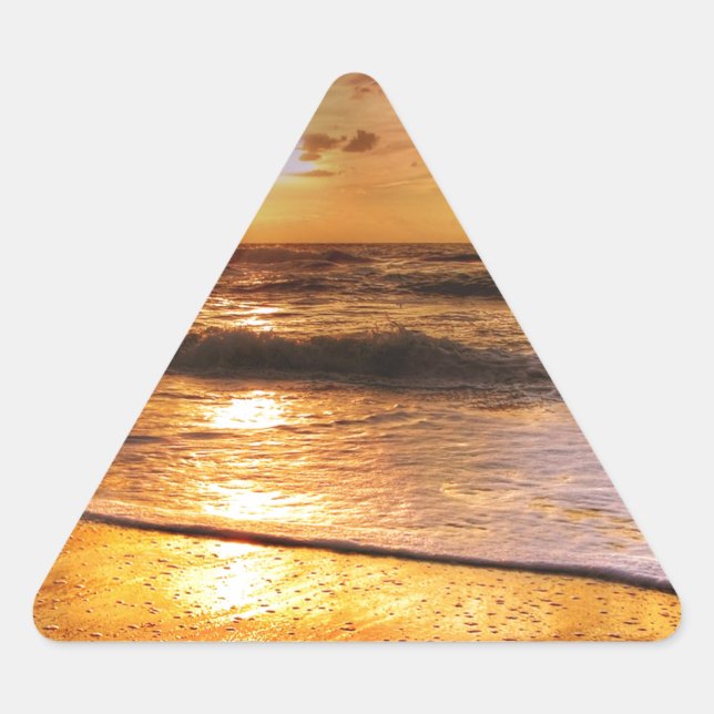 Sunset Triangle Sticker (Front)