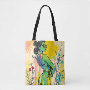 Sunset Tropic Duet Tote Bag
