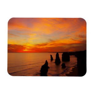 Sunset, Twelve Apostles, Port Campbell National Magnet