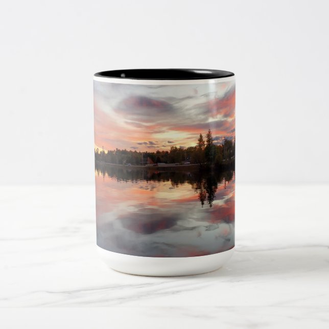 Sunset Two-Tone Coffee Mug (Center)