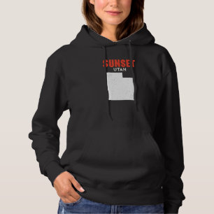 Sunset Utah USA State America Travel Utahan Hoodie