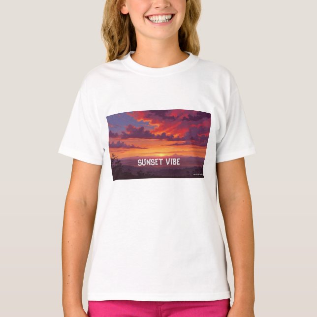 SUNSET VIBE T-Shirt (Front)