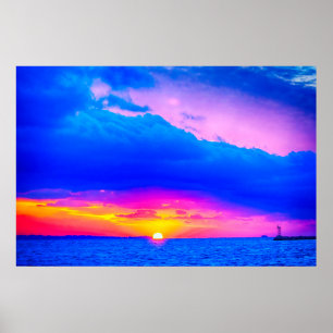 Sunset Vibrance Poster