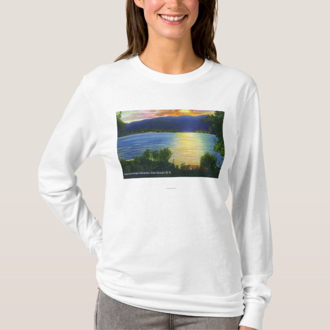 Sunset View of Prospect Mountain T-Shirt (Front)