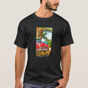 Sunset Vintage Car Cuba Holiday T-Shirt