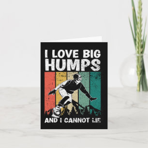 Sunset Vintage Snowboarding Snowboarder  Card