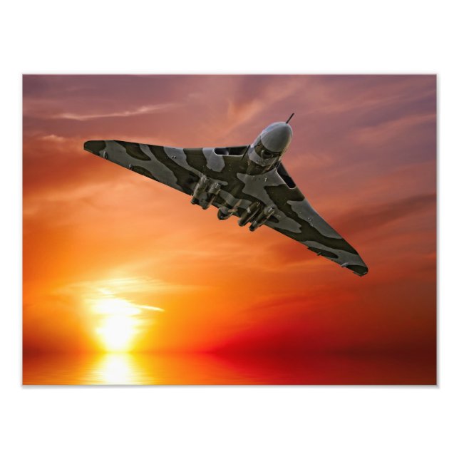Sunset Vulcan Photo Print (Front)