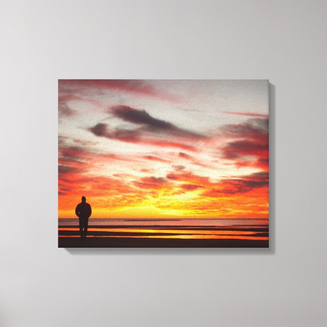 Sunset Walk Canvas Print (Front)