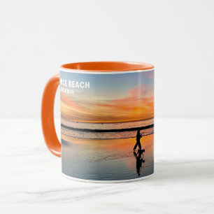 Sunset Walk - Venice Beach, CA Mug