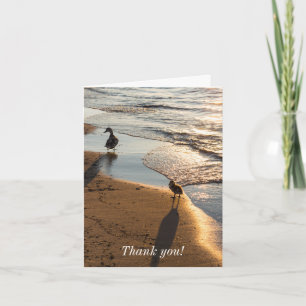 Sunset Walk With Mommy Thank You Card