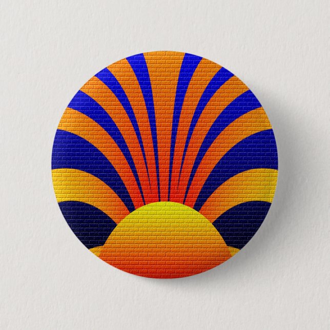 Sunset Wall 2 Inch Round Button (Front)