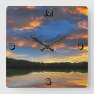 Sunset Wall Clock