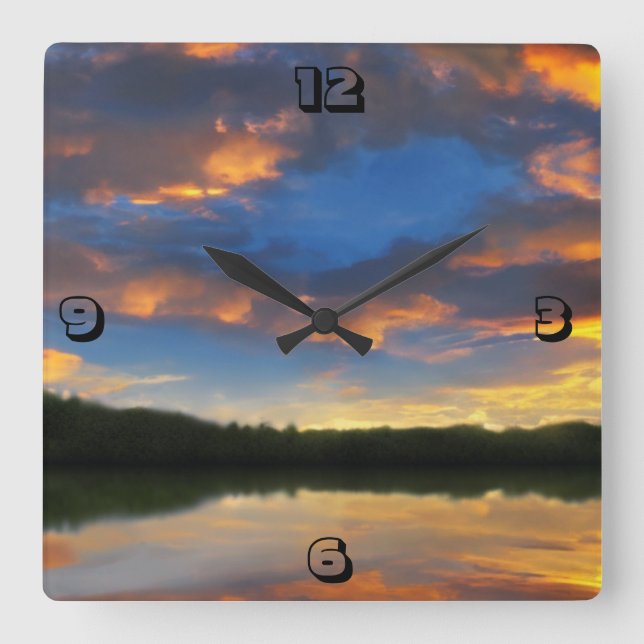 Sunset Wall Clock (Front)