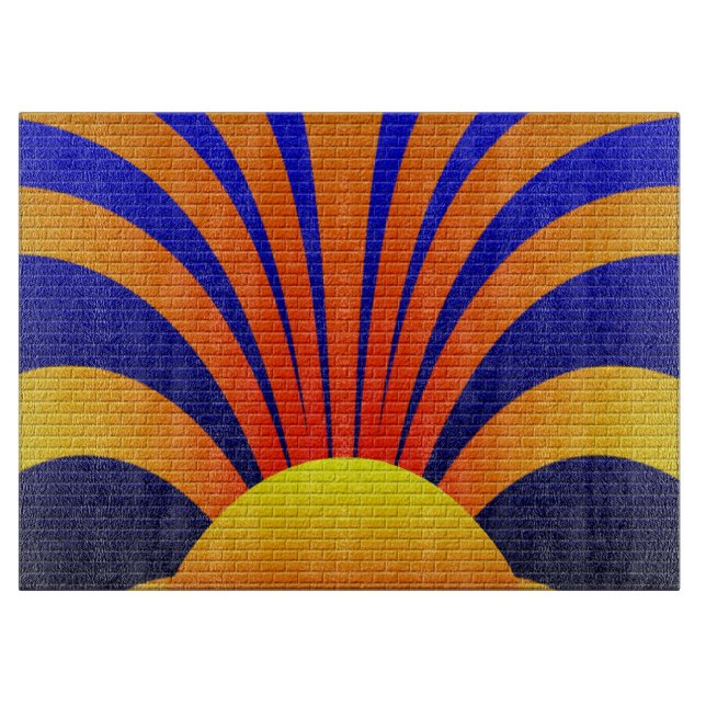 Sunset Wall Cutting Board (Front)