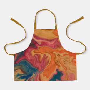 Sunset Watercolor Glaze Apron
