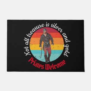 Sunset Watercolour Pirate Doormat