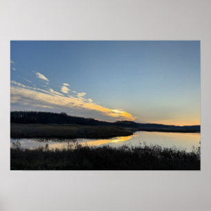 Sunset Waterscape Poster