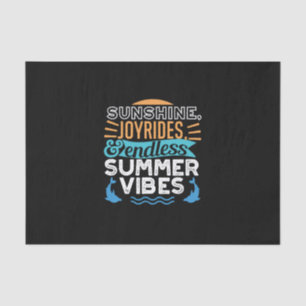 Sunset Waves & Summer Adventures - Cool Summer Tissue Paper