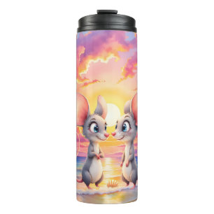 Sunset Whispers – A Tiny Love Story. Thermal Tumbler