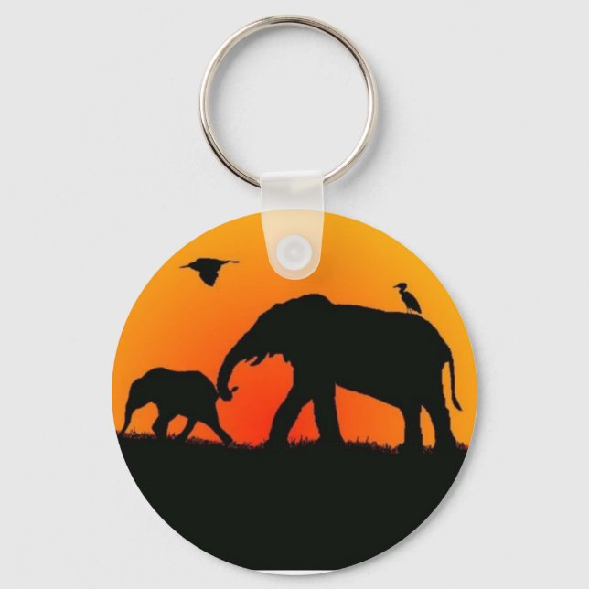 Sunset wildlife key ring (Front)