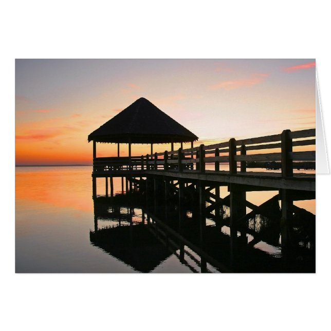 Sunset With Reflections (Front Horizontal)