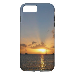 Sunset with Sailboats Tropical Landscape Photo iPhone 8 Plus/7 Plus Case