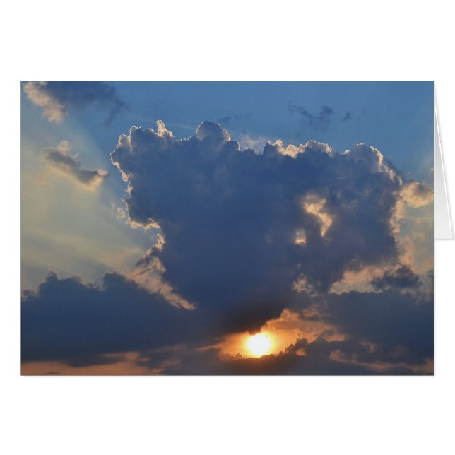 Sunset with Teacup Cloud Formation by STaylor (Front Horizontal)