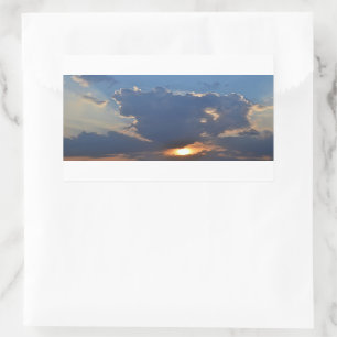 Sunset with Teacup Cloud Formation by STaylor Sticker