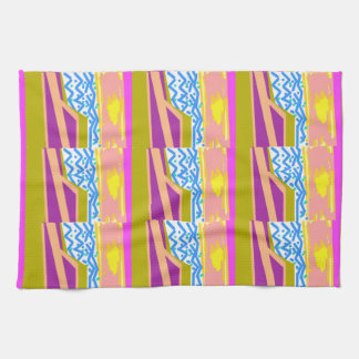 Sunset Yacht Waves Kitchen Towel
