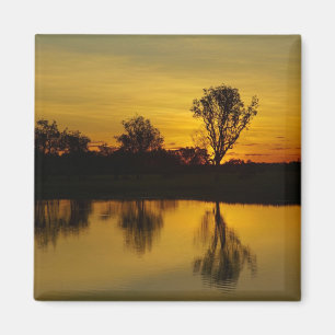 Sunset, Yellow Water Billabong Magnet