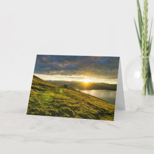 Sunset Yukon Territory  Card
