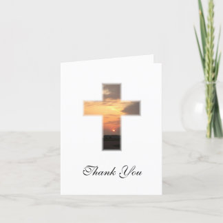 SunsetCross1, Thank You Card