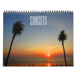 sunsets 2025 calendar