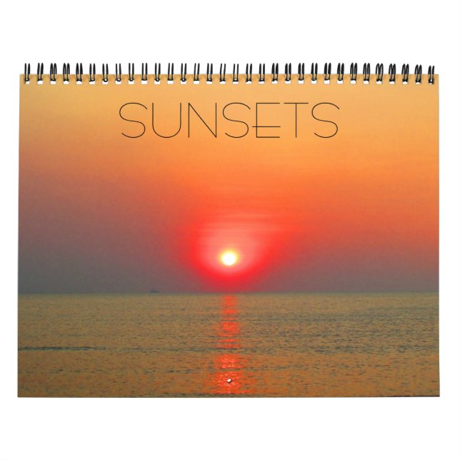 sunsets 2026 calendar (Cover)