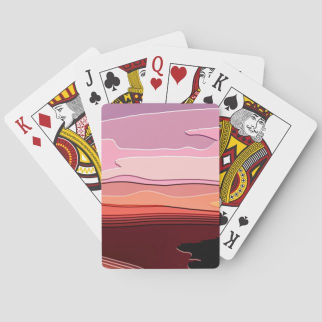 SUNSETS PLAYING CARDS (Back)