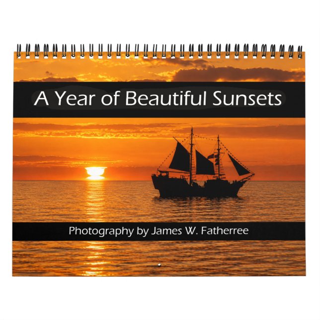 Sunsets Wall Calendar by J. Fatherree (Cover)