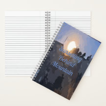 Sunsetting Wide Ruled Notebook