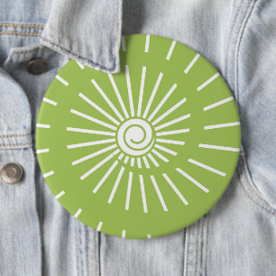 Sunshine 13 6 inch round button