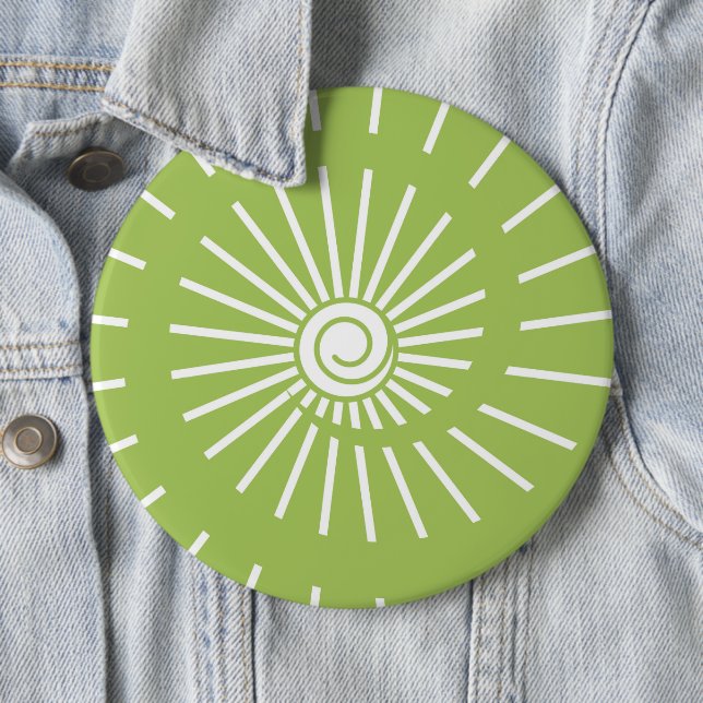 Sunshine 13 6 inch round button (In Situ)
