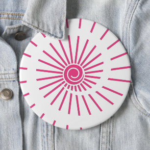 Sunshine 15 6 inch round button