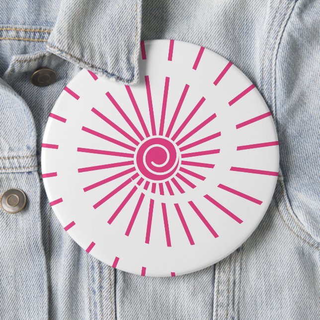 Sunshine 15 6 inch round button (In Situ)