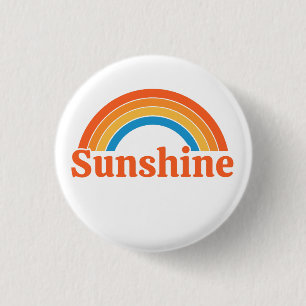 Sunshine  1 inch round button