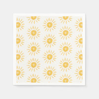 sunshine 1st birthday watercolor sun initial