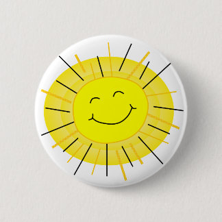Sunshine 2 Inch Round Button