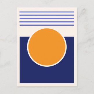 Sunshine Abstract Art Postcard