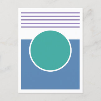 Sunshine Abstract Design Postcard