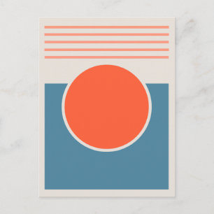 Sunshine Abstract Design Postcard