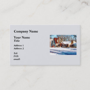 Sunshine After the Snow Business Card