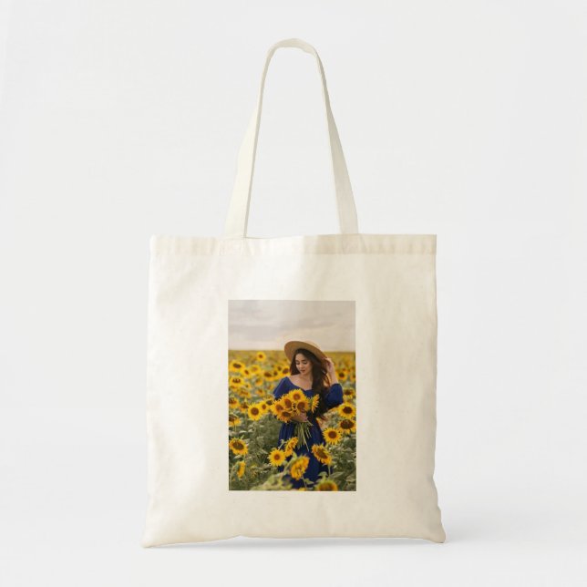 Sunshine and Blossoms Tote Bag (Front)