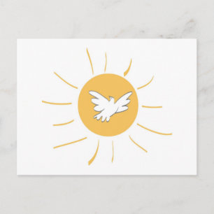 Sunshine and Dove Postcard